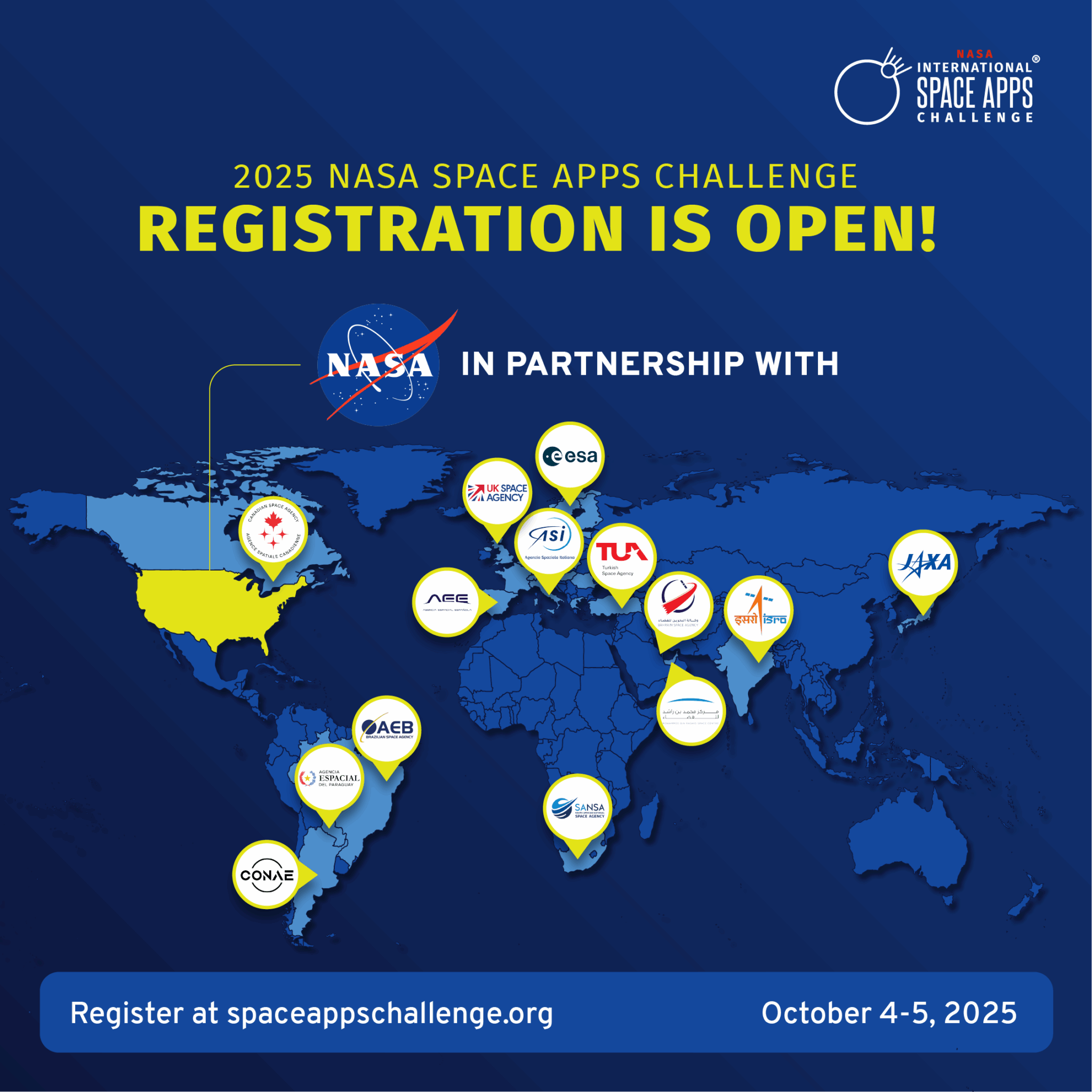 2025 NASA Space Apps Challenge: Register Now! | Terra